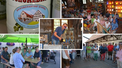 OGV Sulz-Röthis Ausflug zum Brauereigasthof-Schöre und Glasmacherdorf Schmidsfelden