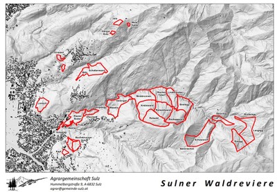 Sulner Waldkarte