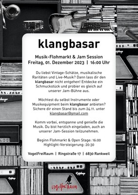 Klangbasar - Musikflohmarkt & Jam Session