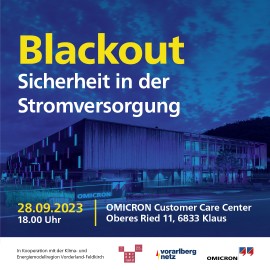 Info-Abend "Blackout: Sicherheit in der Stromversorgung"